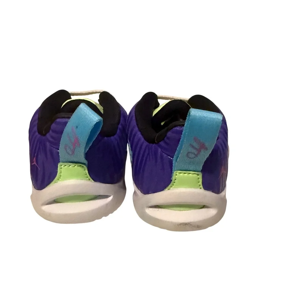 Jordan Toddler Training Shoes Blue Purple Pink Sneakers Athletic Baby 4C